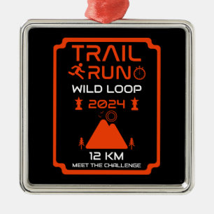 Trail Run Wettbewerbsauszeichnung Ornament Aus Metall