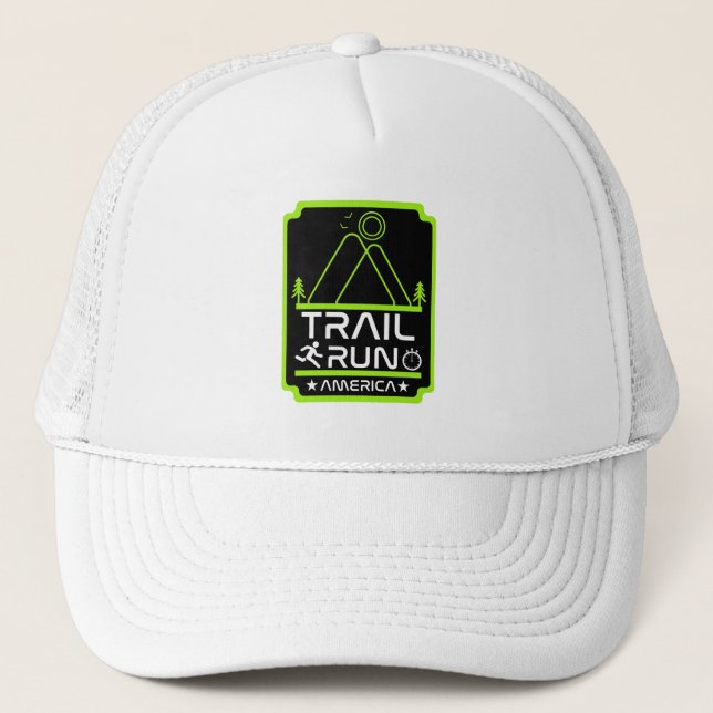 Trail Running America Truckerkappe (Vorderseite)