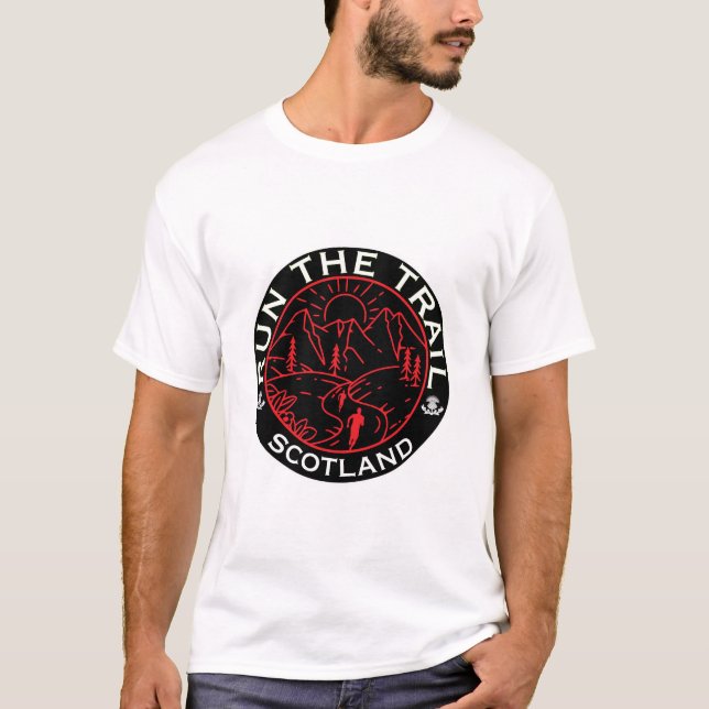 Trail Running Scotland T-Shirt (Vorderseite)