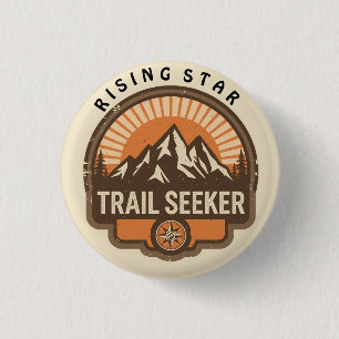 Trail Seeker Explorer Abzeichen Kinder Outdoor A Button