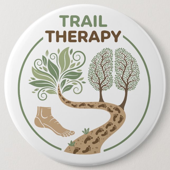 Trail Therapy Button (Vorderseite)