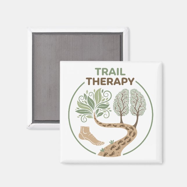 Trail Therapy Magnet (Vorderseite/Rückseite)