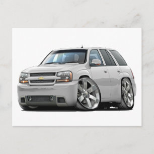 Trailblazer White Truck Postkarte