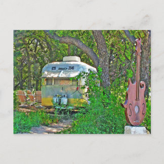 Trailer Scene at Sol'Stice, Dripping Springs, TX Postkarte