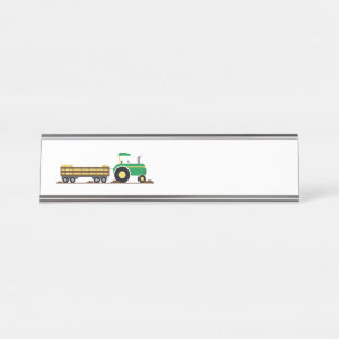 Trailer Schreibtischnamensplakette