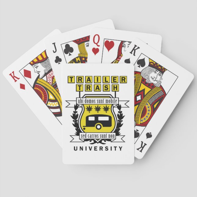 TRAILER TRASSE UNIVERSITY SPIELKARTEN (Rückseite)