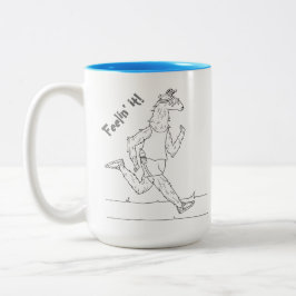 Trailpaca Feelin es Kaffee-Tasse Zweifarbige Tasse