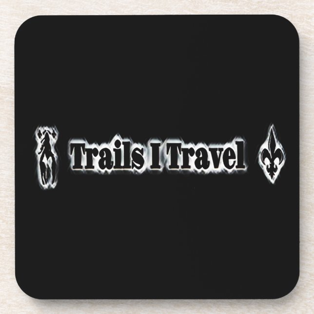 Trails I Travel Untersetzer (Vorderseite)