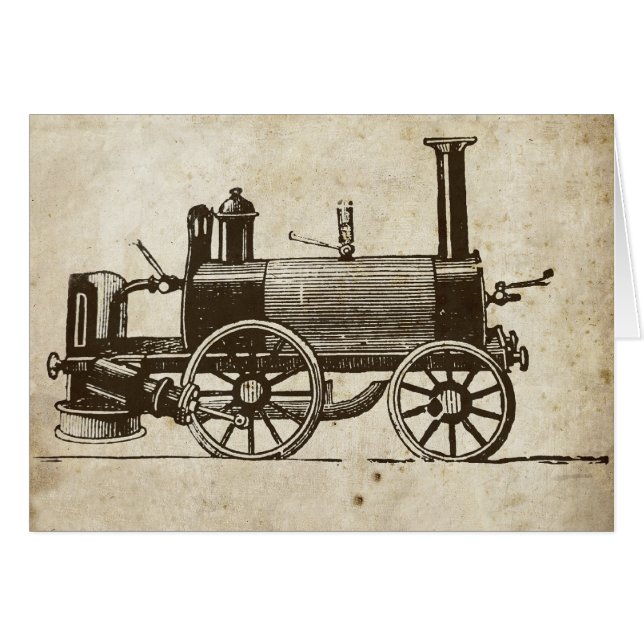 Train Antique Toy Steam Train Motor (Vorderseite (Horizontal))