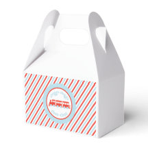 Train Birthday Gable Favor Box