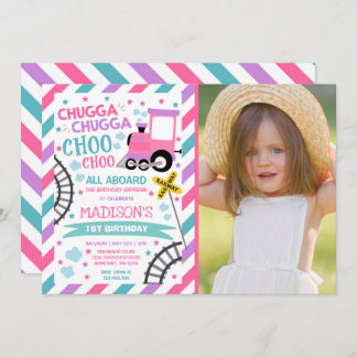 Train Birthday Invite Chugga Chugga Choo Choo Einladung
