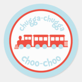 Train Birthday Party Stickers