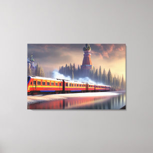 Train Canvas Print Leinwanddruck