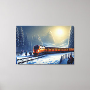 Train Canvas Print Leinwanddruck