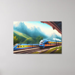 Train Canvas Print Leinwanddruck