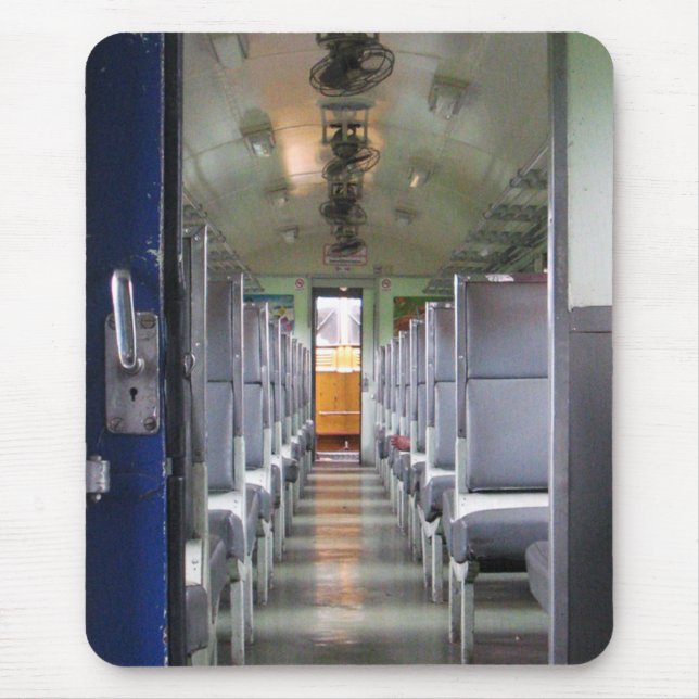 Train Carriage Thailand ... Südostasien Mousepad (Vorne)