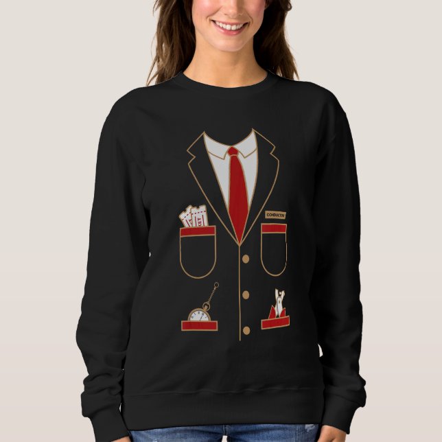 Train Conductor Kostümbahn Modellbahnen Mendrisio Sweatshirt (Vorderseite)