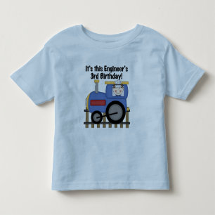 Train Engineer 3. Geburtstagsgeschenke Kleinkind T-shirt