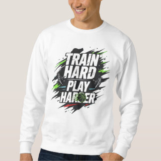 Train Hard Play Harder Basketball T - Shirt - Moti