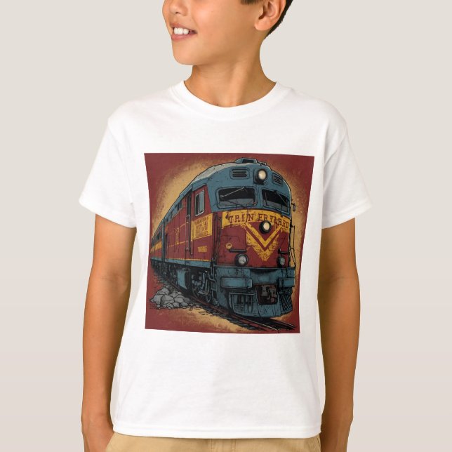 Train Hard, Win Easy bedrucktes T-Shirt (Vorderseite)