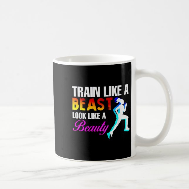 Train Like A Look Like A Beauty Fitness  Kaffeetasse (Rechts)