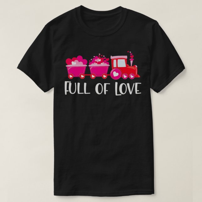 Train loads of Love Valentine's Day Gift for Women T-Shirt (Design vorne)