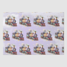 Train Motor Boy Birthday Seidenpapier