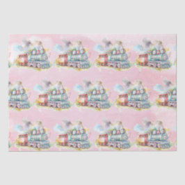 Train Motor Girl Birthday Seidenpapier