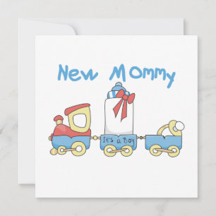 Train New Mommy Es ist ein Junge Geschenke Ankündigung