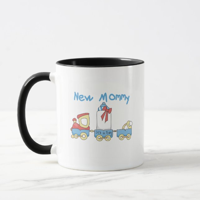 Train New Mommy of Boy Tshirts and Gifts Tasse (Links)