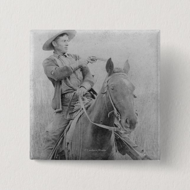 Train Robber Will "Dixon" Roberts Button (Vorderseite)