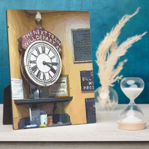 TRAIN STATION FOTOPLATTE