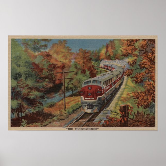 Train-The Thoroughbred, Monon Poster (Vorne)
