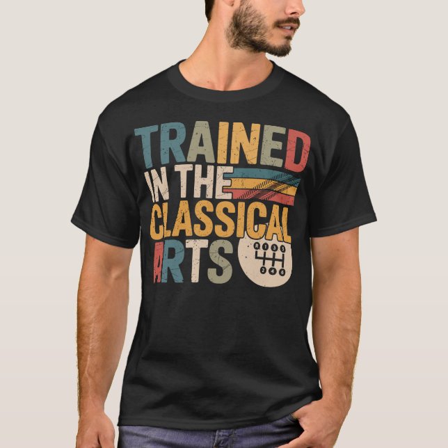 Trained In The Classical Arts Speed Handbuch  T-Shirt (Vorderseite)