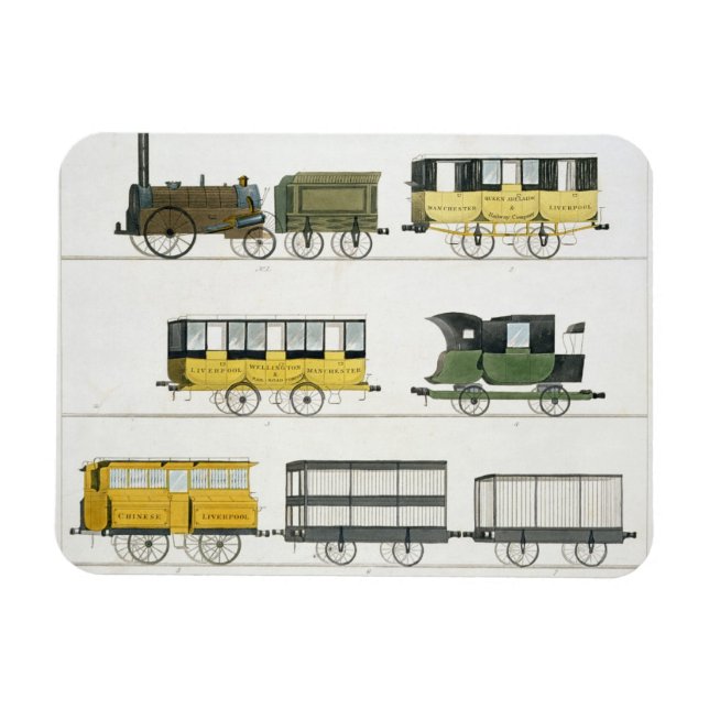 Trainer auf der Bahn, Platte 7 von "Liv. Magnet (Horizontal)