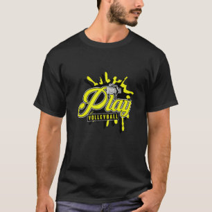 Trainer Beach Volleyball Spieler spielen Volleybal T-Shirt