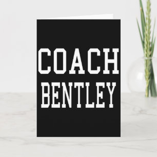 Trainer Bentley Custom-Fußball-Mannschaft Karte