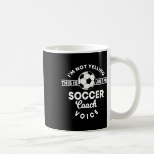 Trainer Coaching Fußball Coach Mama Papa Stimme Kaffeetasse