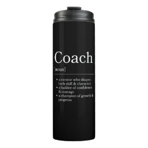 Trainer-Definition Moderne Führungskräfte-Motivati Thermosbecher