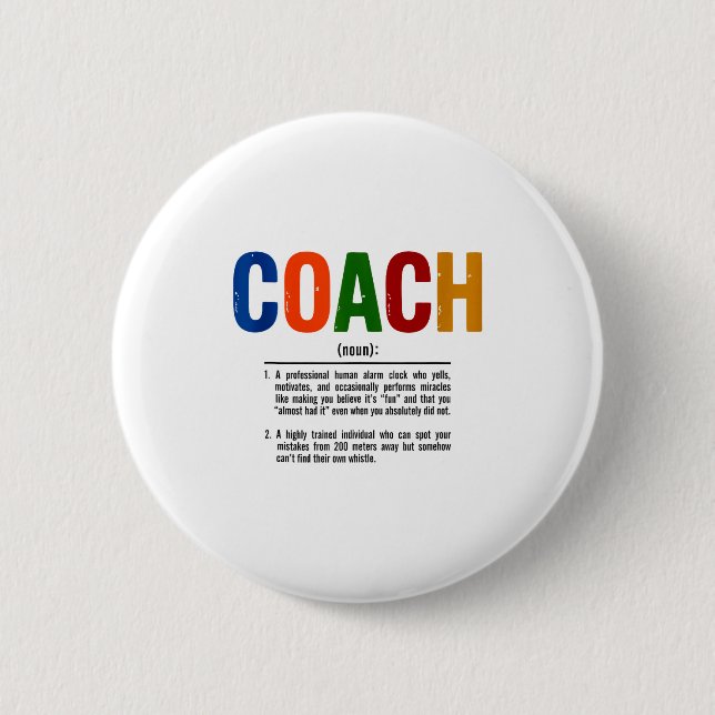 Trainer-Definitions-Trainer-Geschenk-Team-Srts-Tan Button (Vorderseite)