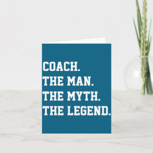 Trainer Der Mann Der Mythos Die Legende Karte
