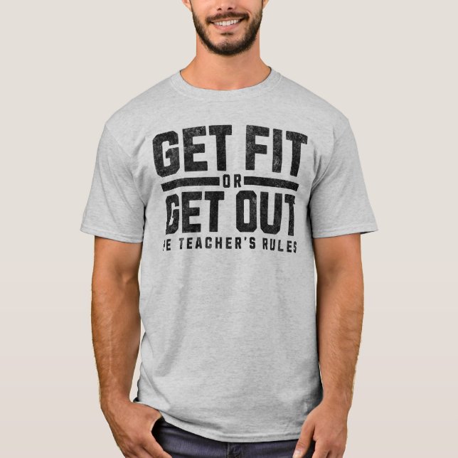 Trainer der PE-Lehrerin T-Shirt (Vorderseite)