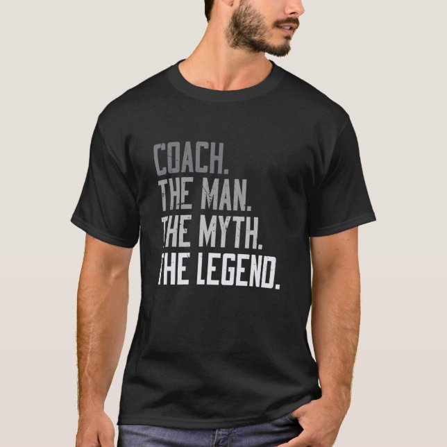 Trainer des Mannes, des Mythos, des legendären Vol T-Shirt (Vorderseite)