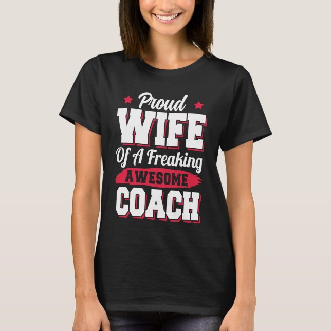 Trainer-Ehefrau T-Shirt (Vorderseite)