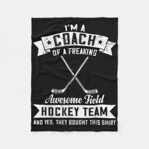 Trainer einer verdammt großartigen Feldhockey-Mann Fleecedecke