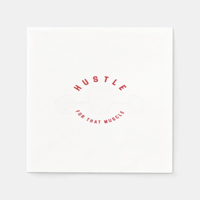 Trainer Fitness Trainer für das Muscl Serviette (Vorderseite)