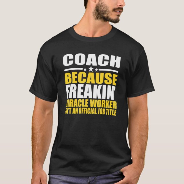 Trainer für Mitarbeiter T-Shirt (Vorderseite)