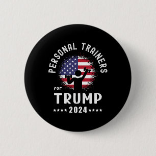 Trainer für Trump 2024: Amerikanische Flagge wähle Button
