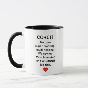 Trainer-Geschenk – Lustiges Sporttrainer-Zitat-Des Tasse