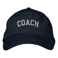 Trainer Grundanpassbare bestickte Kap Navy